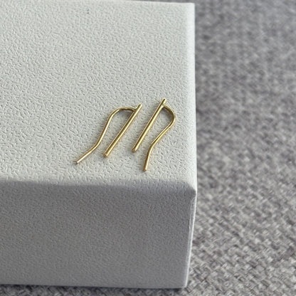 Brinco Earcuff Palito Ouro 18k