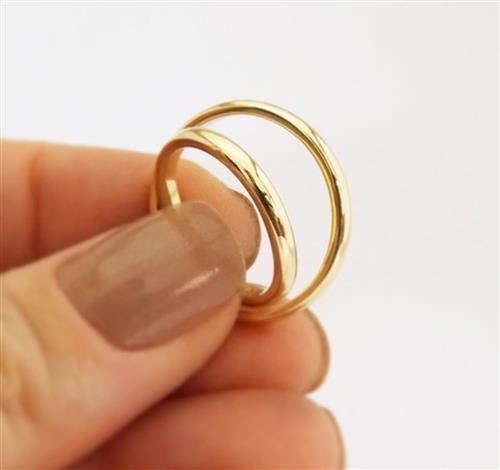 Alianças de Casamento Ouro 18k