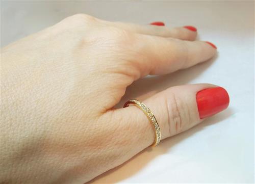 Anel Diamantes Ouro 18k