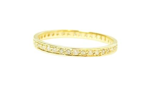 Anel Diamantes Ouro 18k