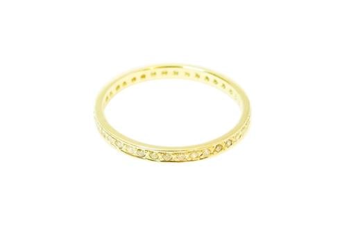 Anel Diamantes Ouro 18k