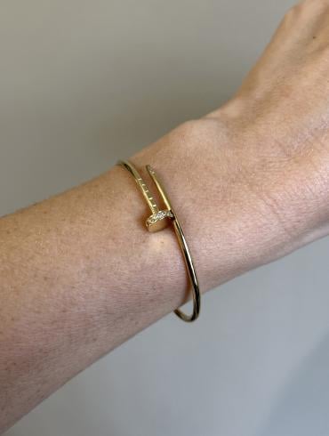 Bracelete Rígido Ouro 18k