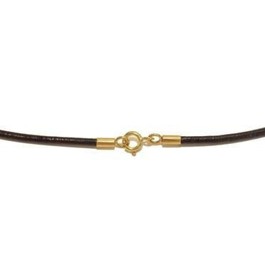 Colar Choker Courinho Ouro 18k