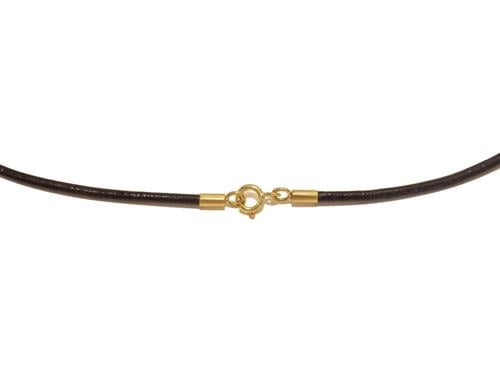 Colar Choker Courinho Ouro 18k