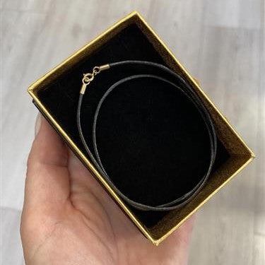 Colar Choker Courinho Ouro 18k