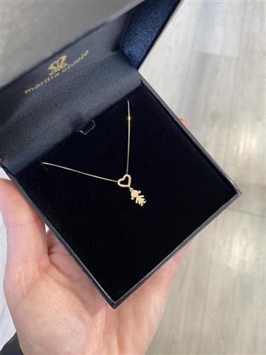 Colar Amor Menina Ouro 18k