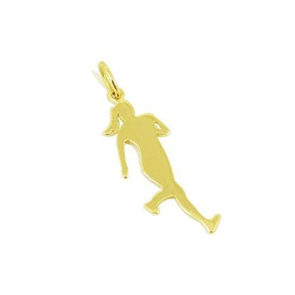 Pingente Corredora Ouro 18k