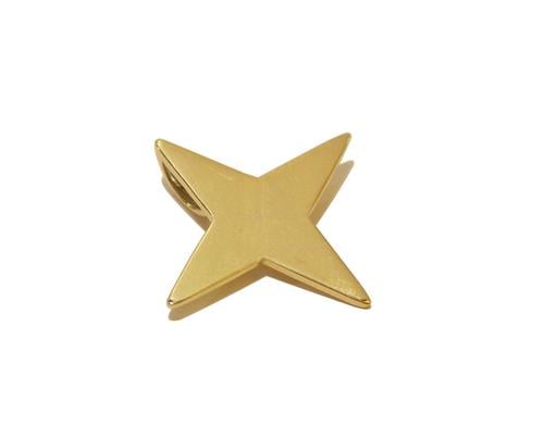 Pingente Estrela 4 Pontas Ouro 18k