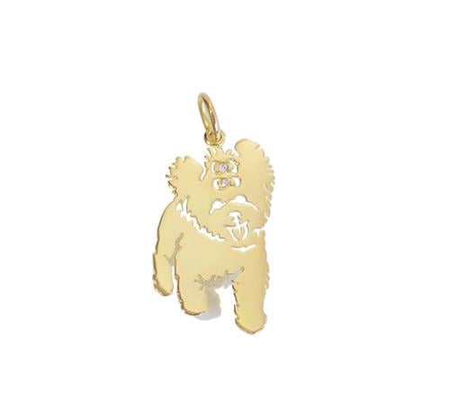 Pingente Pet Yorkshire Ouro 18K