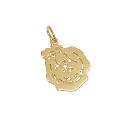 Pingente Pet Shih Tzu Ouro 18k