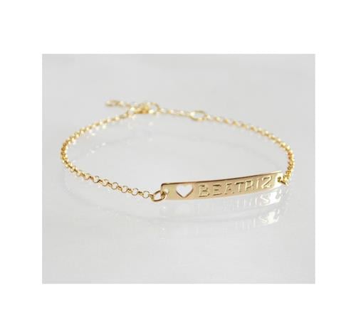 Pulseira Baby Melindrosa Portuguesa Ouro 18K