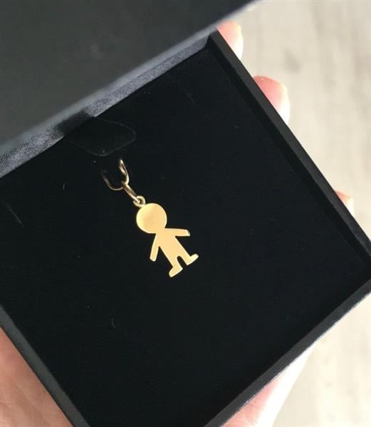 Pingente Menino Ouro 18k