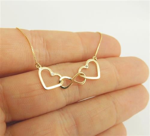 Pulseira Amor Infinito Ouro 18k e Diamantes