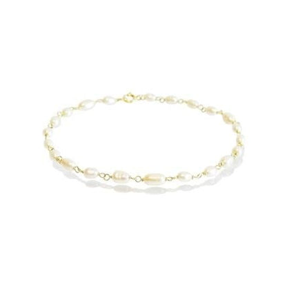 Pulseira Ouro 18k com pérolas