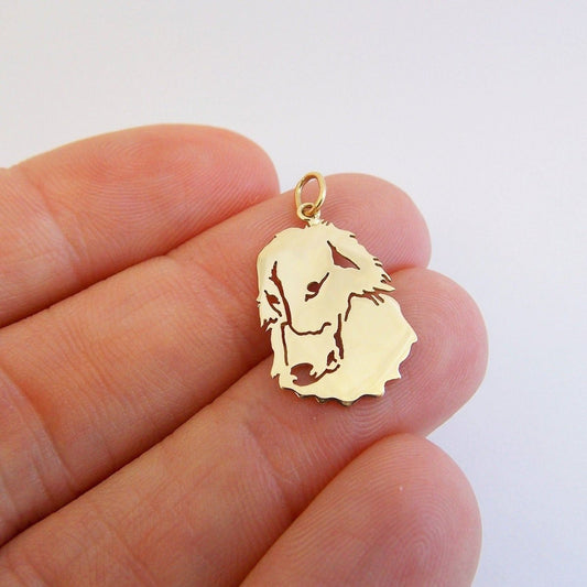 Pingente Border Colie Ouro 18k