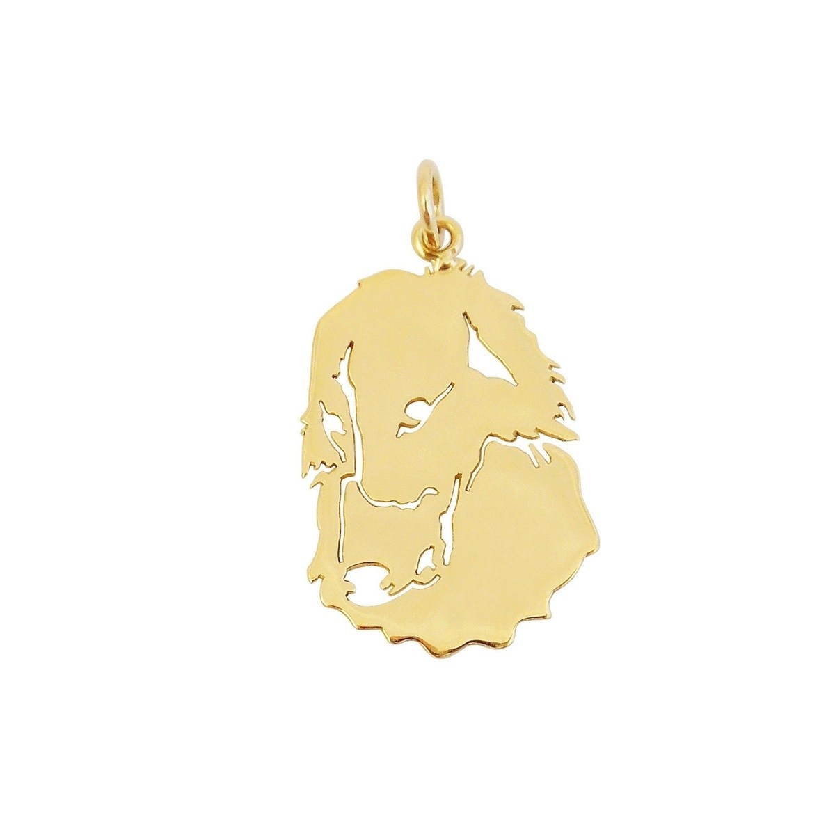Pingente Border Colie Ouro 18k