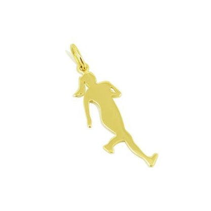 Pingente Corredora Ouro 18k