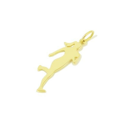 Pingente Corredora Ouro 18k