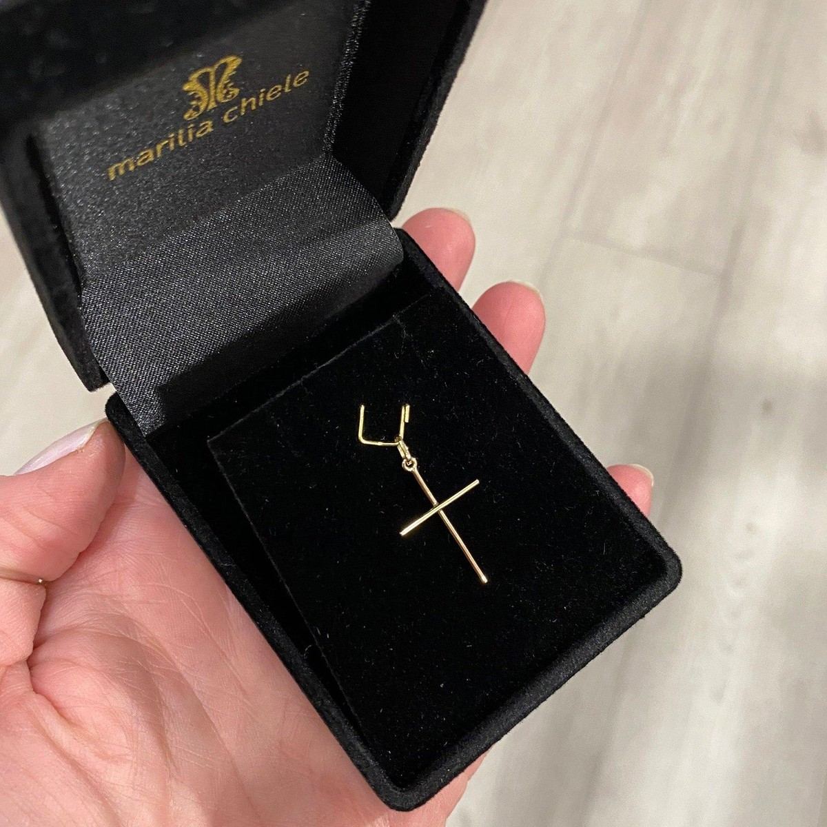 Pingente Cruz Ouro 18k