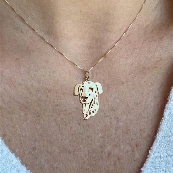 Pingente Dálmata Ouro 18k