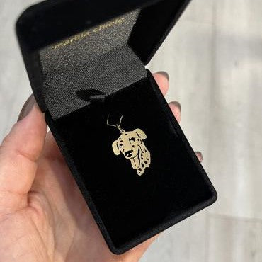 Pingente Dálmata Ouro 18k