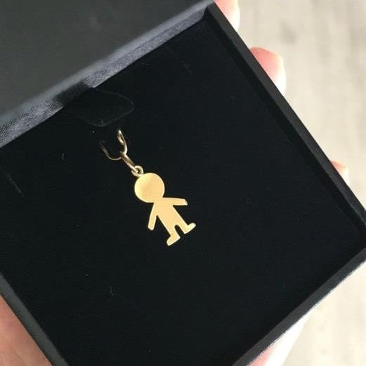 Pingente Menino Ouro 18k