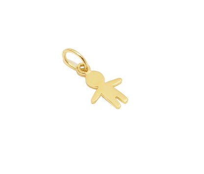 Pingente Menino Ouro 18k 8mm