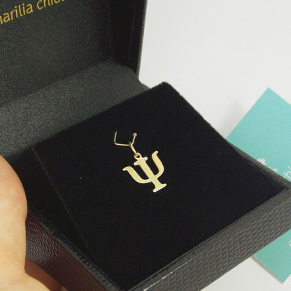 Pingente Psicologia Ouro 18k em estojo de joia