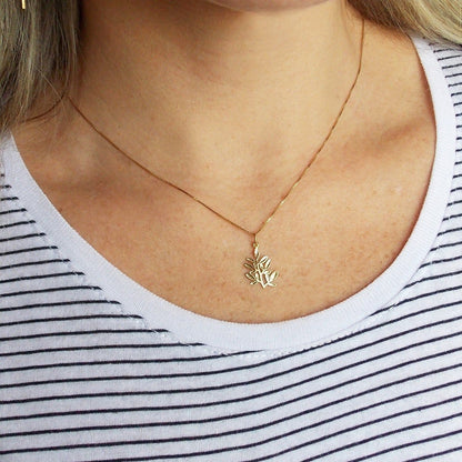 Pingente Arruda Ouro 18k