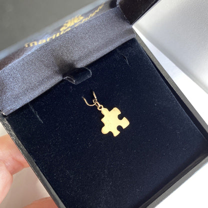 Pingente Autismo Ouro 18k no estojo