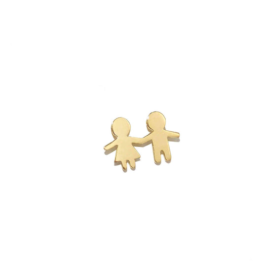 Pingente Casal de mãozinha Ouro 18k