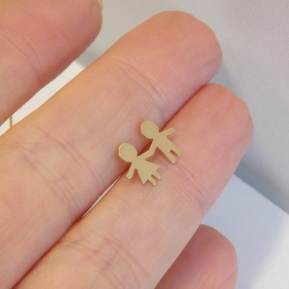 pingente filhos casal de mãozinha ouro 18k na mão