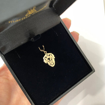 Pingente Golden Retriever Ouro 18k