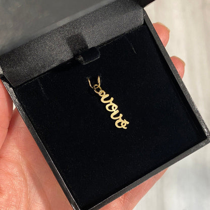 Pingente Palavra Vovó Ouro 18k