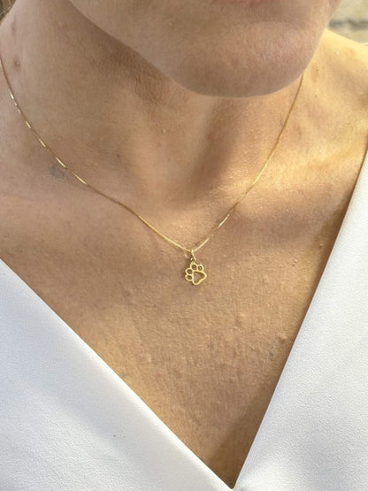 Colar Patinha Ouro 18k