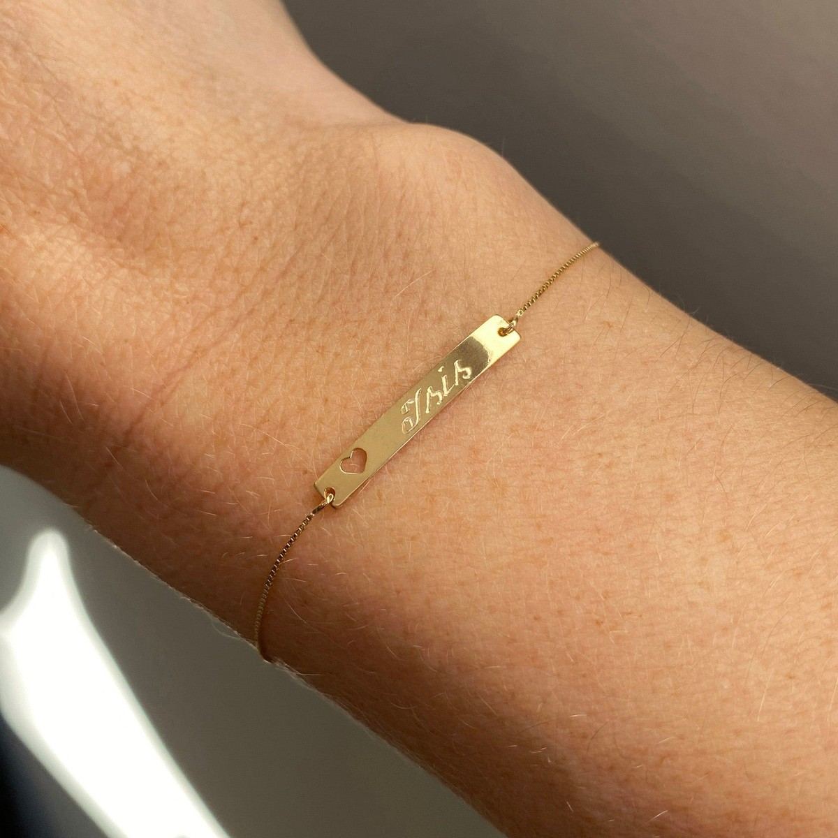 Pulseira de Ouro 18k Melindrosa Adulto