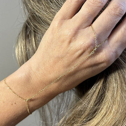 Pulseira de Mão Ouro 18k