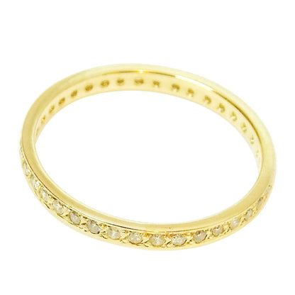 Anel de Noivado Ouro 18k com Diamantes em fundo branco
