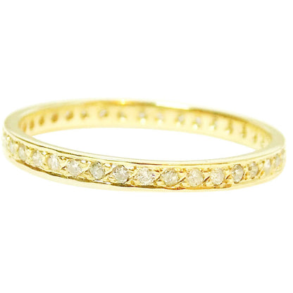 Anel de Noivado Ouro 18k com Diamantes em fundo branco