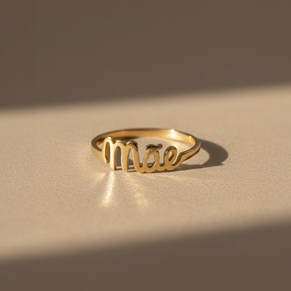 anel mãe em ouro 18k