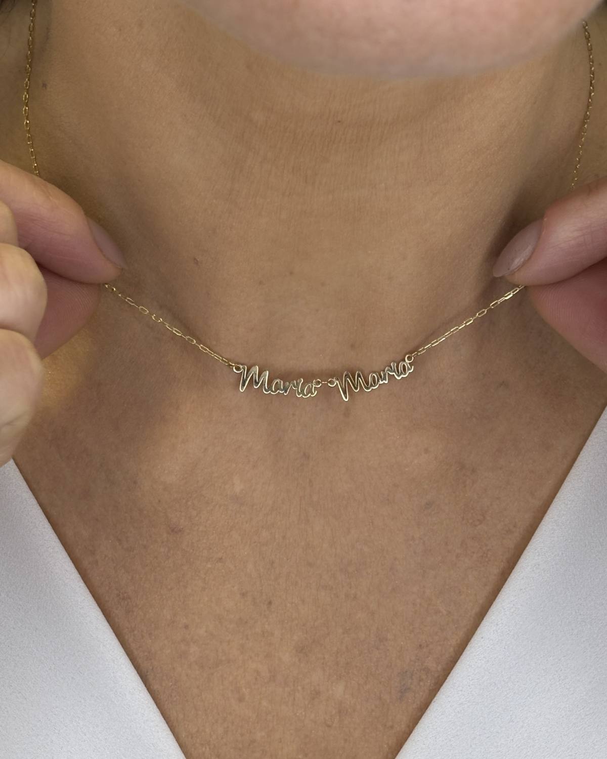 Colar com Nome Composto Ouro 18k - Cartier