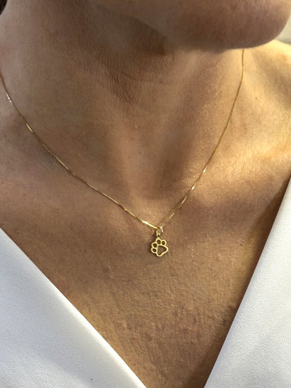 Colar Patinha Ouro 18k